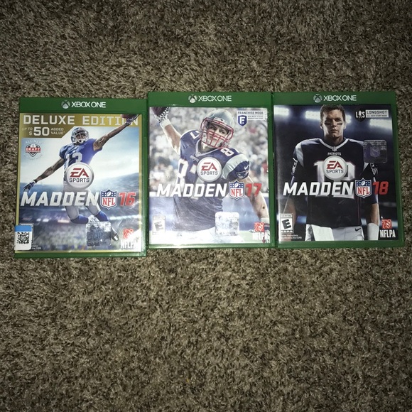 Madden NFL 16, 17 & 18 - Picture 1 of 3